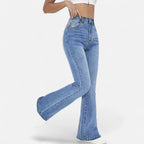 Old Fortune | Elegant Women's Flared Jeans with High Waist